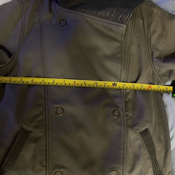 Mike & Chris leather and cotton jacket. - Picture 5 of 7